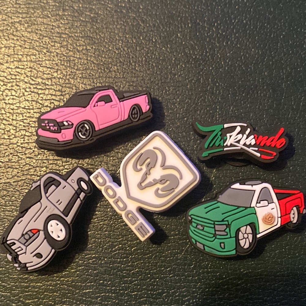 Truck croc charms